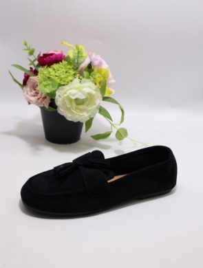 Mokasyny damskie na płaskim (36-41) G504 BLACK