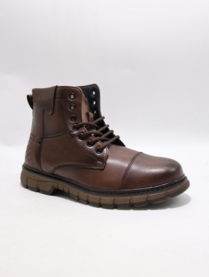 Botki męskie ocieplane (40-45) 36516-3 BROWN