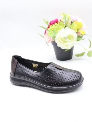 Półbuty damskie na płaskim (36-41) L702 BLACK