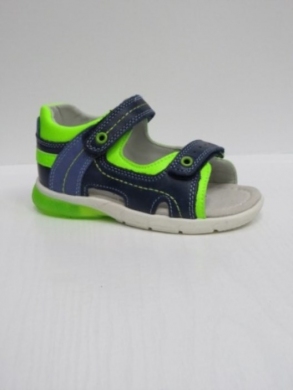 Sandały chłopięce (22-27) AB19 BLUE/GREEN