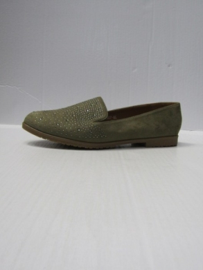 Mokasyny damskie na płaskim (36-41) B5007 GREEN