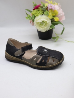 Sandały damskie na płaskim (36-41) 0672 BLACK
