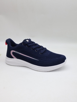Buty sportowe damskie na płaskim (36-41) LXC8453-H NAVY/FUXIA
