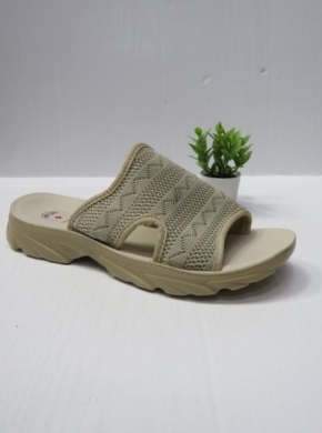 Klapki damskie na płaskim (39-43) DX8130 BEIGE
