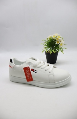 Buty sportowe damskie na płaskim (36-41) DT23-3 WHITE