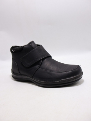 Botki męskie ocieplane (40-46) 1359-1 BLACK