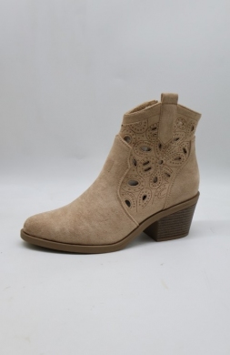 Botki damskie na obcasie (36-41) A956 KHAKI