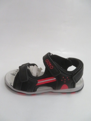 Sandały chłopięce (31-36) D960 BLACK/RED