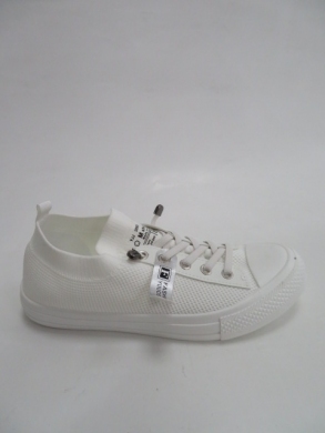 Trampki damskie na płaskim (36-41) PC05 WHITE