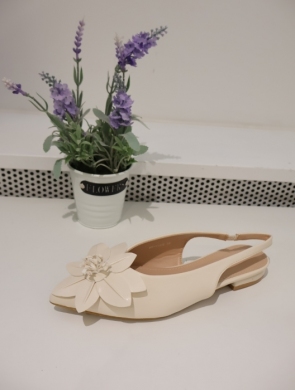 Sandały damskie na płaskim (36-41) H8-1163 BEIGE
