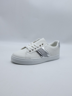 Buty sportowe damskie na płaskim (36-41) 6449 SILVER