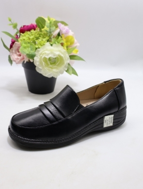 Półbuty damskie na płaskim (37-42) 2303 BLACK