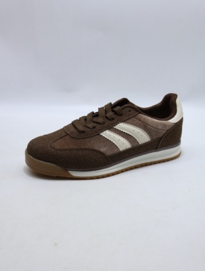 Buty sportowe damskie na płaskim (36-41) 3910 BROWN