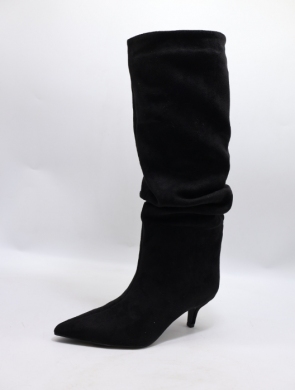 Kozaki damskie na szpilce (36-41) 1307 BLACK