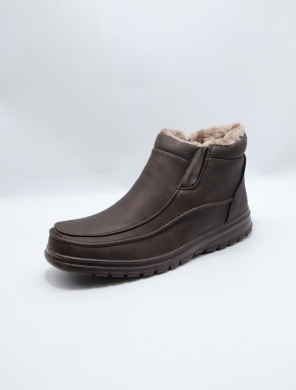 Botki męskie ocieplane (40-46) E4551-2 BROWN