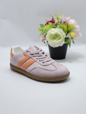 Buty sportowe damskie na płaskim (36-41) B-6610 PURPLE
