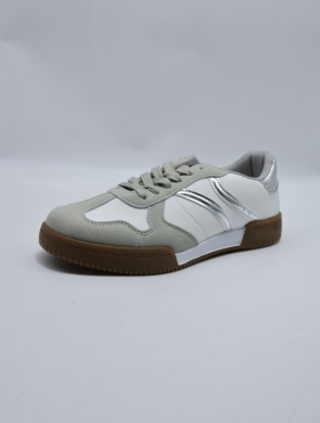 Buty sportowe damskie na płaskim (36-41) AF23-288 WHITE/SIVE