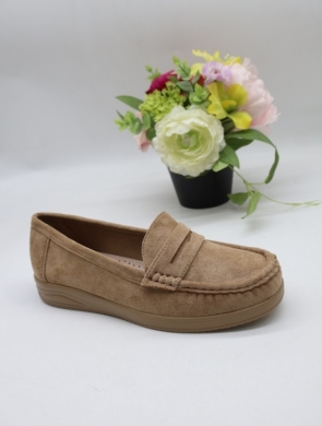 Mokasyny damskie na płaskim (36-41) 3288 KHAKI