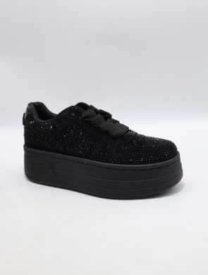 Buty sportowe damskie na płaskim (36-41) A-119 BLACK
