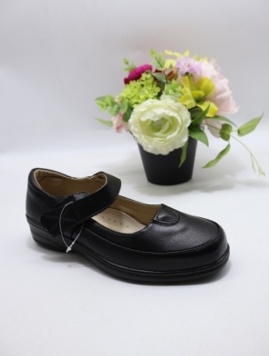 Półbuty damskie na płaskim (36-42) 1735 BLACK