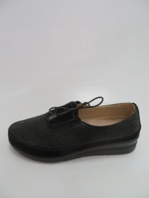 Półbuty damskie na koturnie (36-42) 3033-1 BLACK