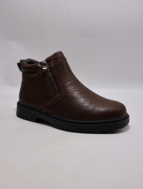 Botki męskie ocieplane (40-46) 31132-3 BROWN