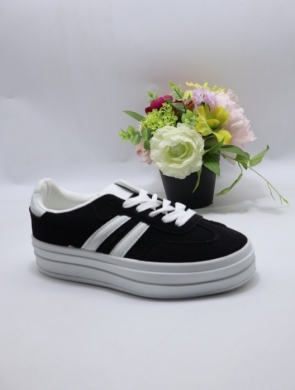 Buty sportowe damskie na płaskim (36-41) C2048 BLACK