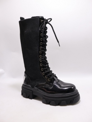 Botki damskie na płaskim (36-41) DX68 BLACK