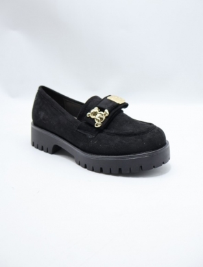 Mokasyny damskie na płaskim (36-41) 5035-1 BLACK