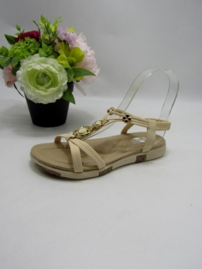 Sandały damskie na płaskim (36-41) C509 BEIGE