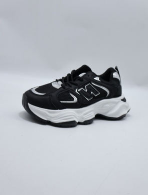 Buty sportowe damskie na płaskim (36-41) 8367-1 BLACK