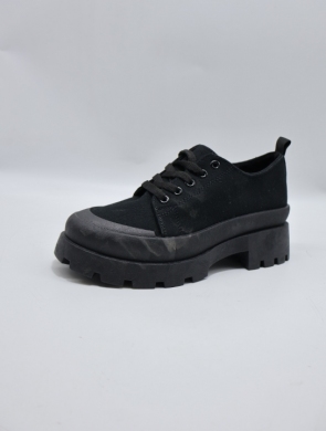 Buty sportowe damskie na płaskim (36-41) LA209 BLACK