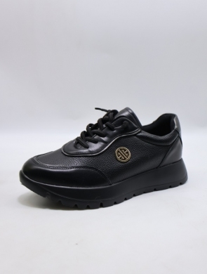Buty sportowe damskie na płaskim (36-41) L219-1 BLACK