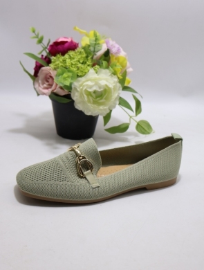 Mokasyny damskie na płaskim (36-41) H81081M GREEN