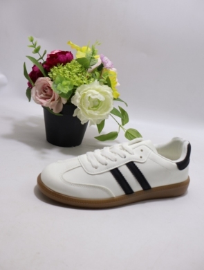 Buty sportowe damskie na płaskim (36-41) XBC-25602 WHITE