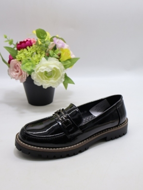 Mokasyny damskie na płaskim (36-41) 62702 BLACK