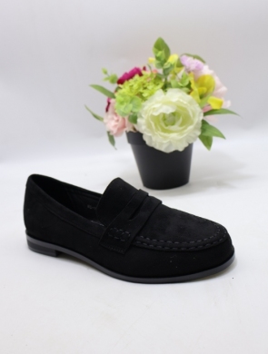 Mokasyny damskie na płaskim (36-41) H8-1051 BLACK