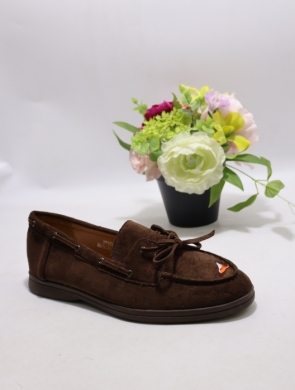 Mokasyny damskie na płaskim (36-41) DF228 BROWN