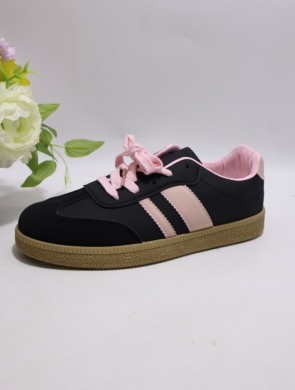 Buty sportowe damskie na płaskim (36-41) 81200-5 BL/PINK