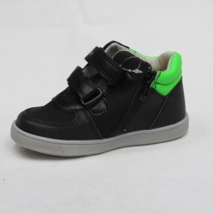 Buty sportowe chłopięce (20-25) P558 BLACK/GREEN