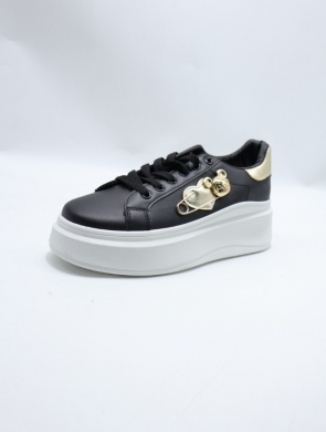 Buty sportowe damskie na płaskim (36-41) EL007 BLACK