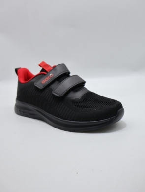 Buty sportowe damskie na płaskim (36-41) T2555 BL/RED