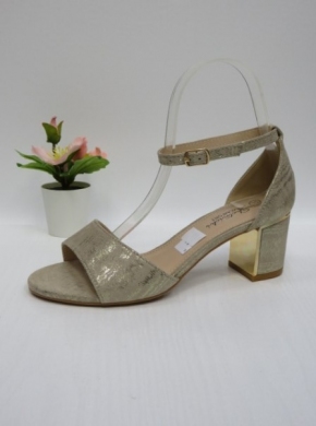 Sandały damskie na obcasie (36-40) 0632 DBEIGE