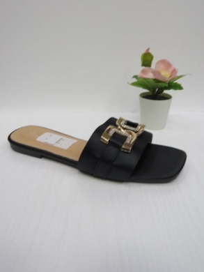 Klapki damskie na płaskim (36-41) YU213 BLACK