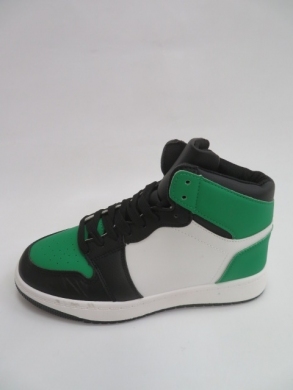 Sneakersy damskie wysokie (36-41) LA177 GREEN