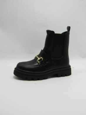 Kozaki damskie na płaskim (36-41) JJ20 BLACK