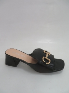 Klapki damskie na obcasie (36-41) X185 BLACK