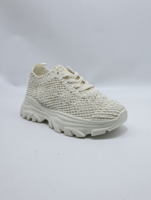Buty sportowe damskie na płaskim (36-41) 8833 BEIGE