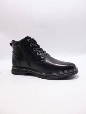 Botki męskie ocieplane (41-46) 0758 BLACK