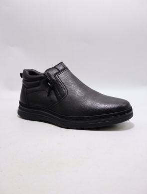 Botki męskie ocieplane (40-45) 62013-21 BLACK